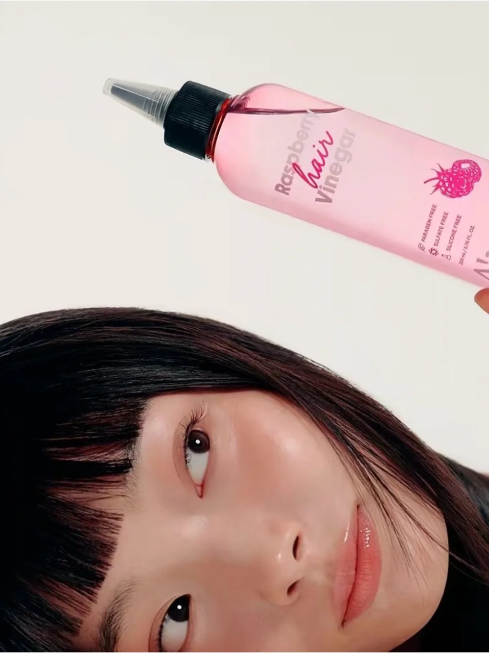 A'PIEU Raspberry Hair Vinegar - Pink Clarifying Hair Rinse